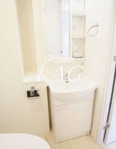 洗面設備　洗面台です。