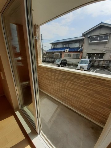 バルコニー　広々としたバルコニーです
