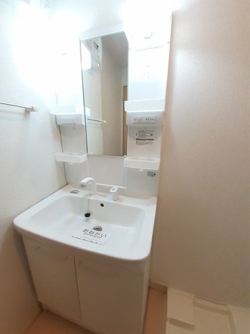 洗面設備　広い洗面スペース
