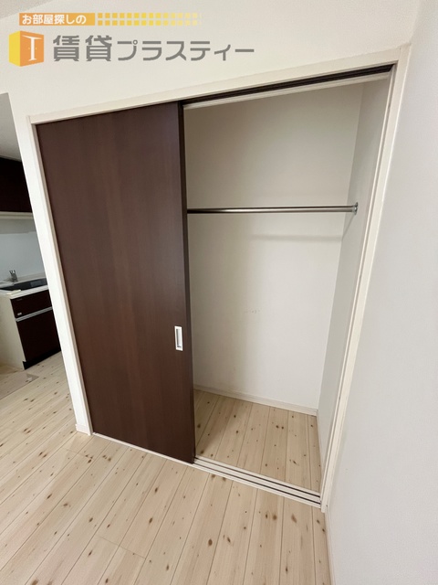 収納　収納は使いやすいクローゼットタイプ