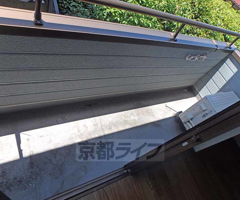 バルコニー　空気の綺麗な環境のセパレート・内洗濯機！