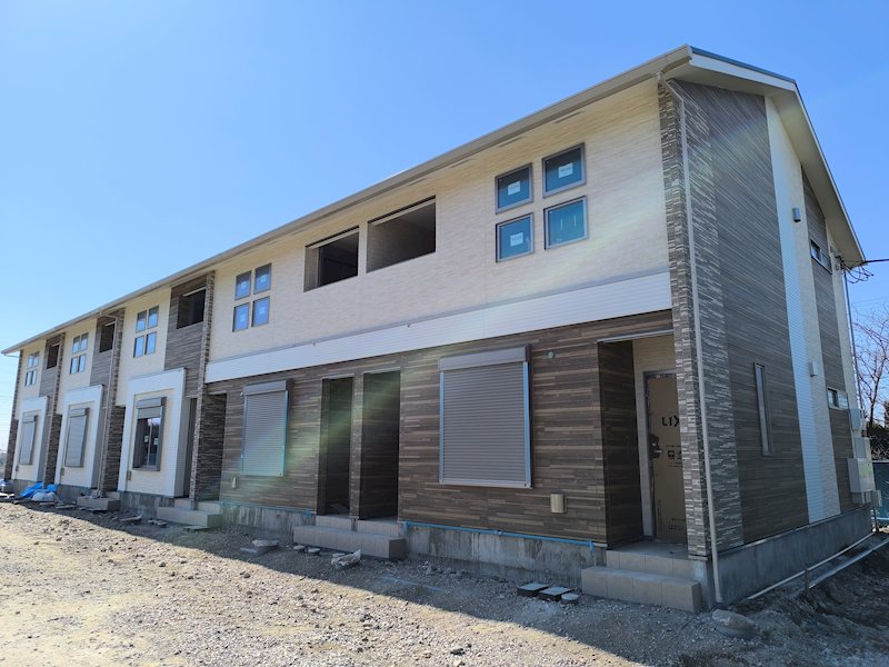 建物外観　（建築中画像）