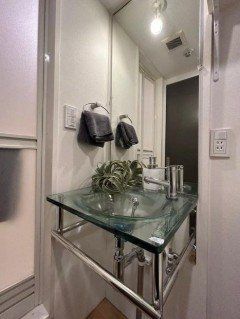 洗面設備　イメージ画像です。室内の付属品はございません。別室参考写真…