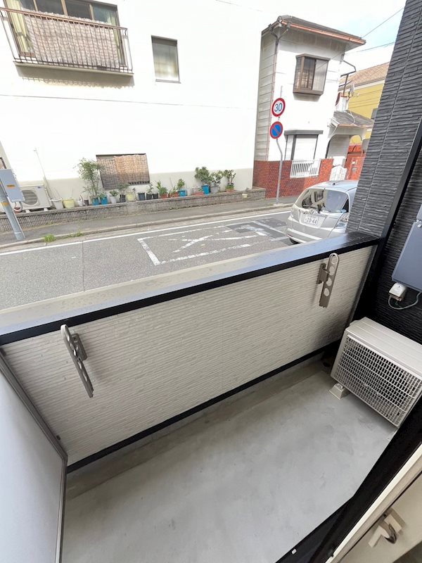 バルコニー　広々としたバルコニーです