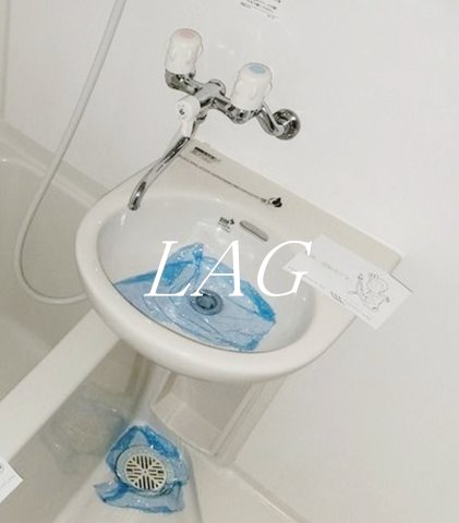 洗面設備　洗面台です。
