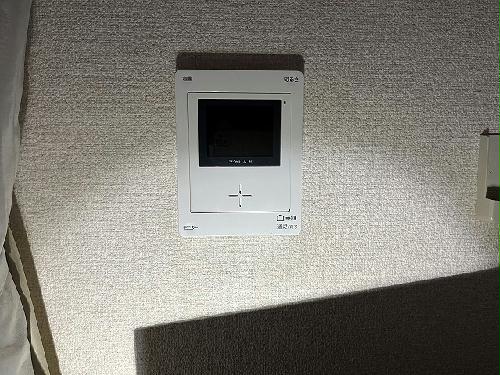 セキュリティ　モニターホン設置