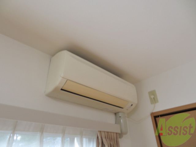 その他設備　エアコン付きです。ご入居の日から快適に過ごせますね。