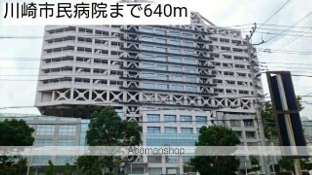 病院　川崎市民病院（病院）まで640m