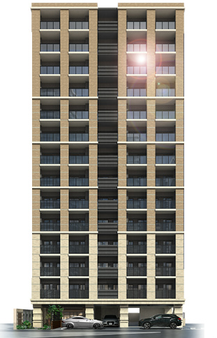 建物外観　外観パース