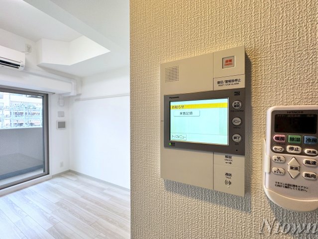 セキュリティ　モニター付きインターフォンです
