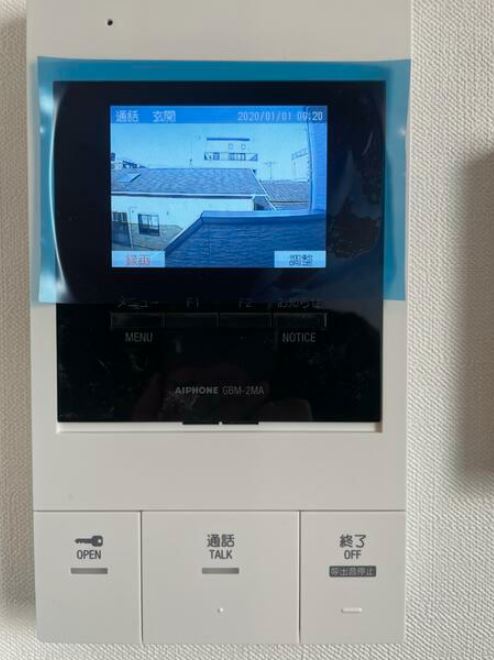 セキュリティ　モニター付きインターホン