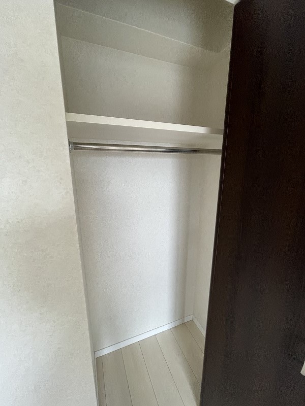収納　高さのあるクローゼツトです。