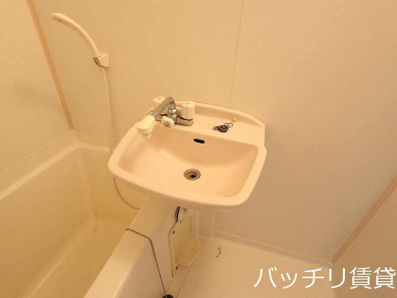 洗面設備　別号室タイプの為、現状を優先致します。
