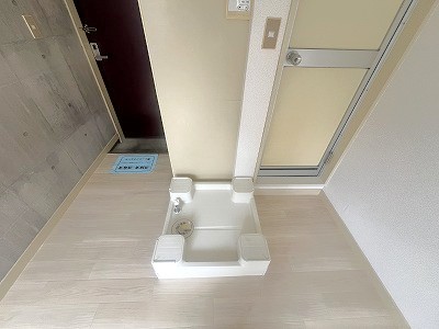 洗面設備　室内洗濯機置場