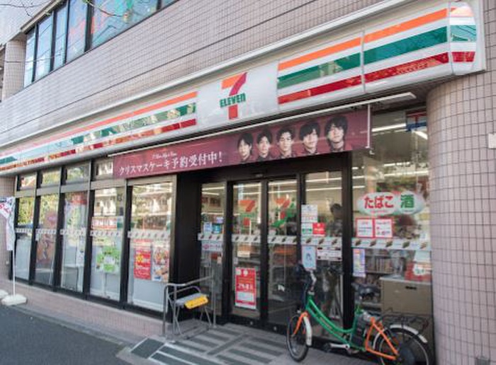 コンビニ　セブンイレブン品川西旗の台店（コンビニ）まで225m