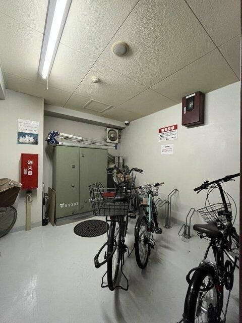 駐車場　駐輪場です。