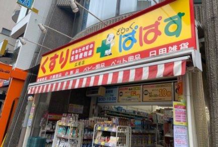ドラックストア　どらっぐぱぱす広尾店（ドラッグストア）まで580m