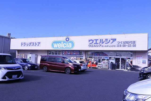 ドラックストア　ウェルシアつくば松代店（ドラッグストア）まで305m