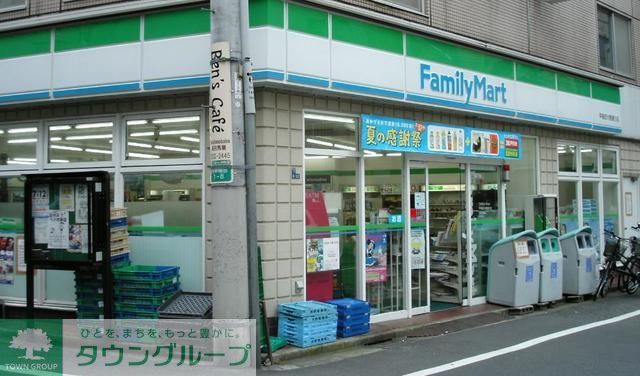コンビニ　ファミリーマート亀沢一丁目店（コンビニ）まで340m