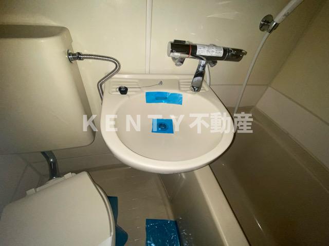 洗面設備　広い洗面スペース