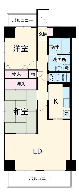 プライムレジデンス徳川の間取り写真