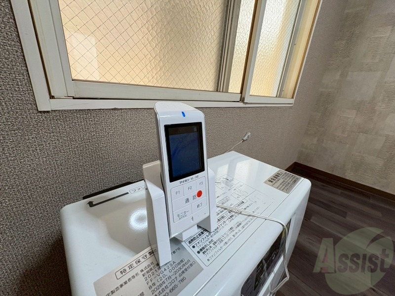 セキュリティ　インターホンで来客確認ができます。安心ですね。