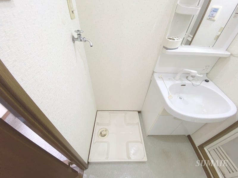 洗面設備　洗濯機置き場☆