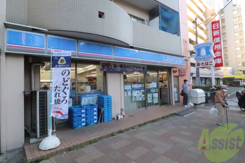 コンビニ　ローソン 水道筋三丁目店（コンビニ）まで133m
