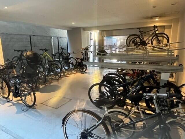 駐車場　駐輪場です