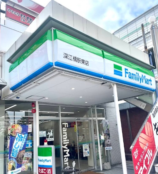 コンビニ　ファミリーマート 深江橋駅東店（コンビニ）まで414m