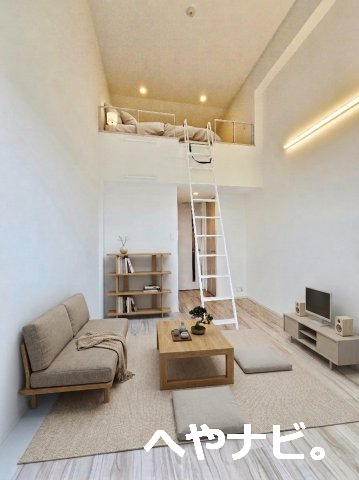 居室・リビング　※現況優先、家具等はAI加工によるイメージ画像です。