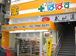 ドラックストア　どらっぐぱぱす　新江戸川橋店（ドラッグストア）まで792m