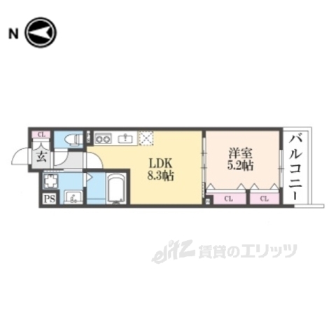 ラモーナ諸福3の間取り写真