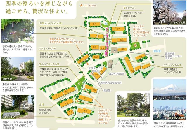 URプロムナード東伏見の外観写真