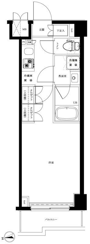 ルーブル蒲田十番館の間取り写真