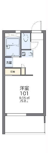東急東横線 菊名駅 徒歩11分 3階建 築27年の間取り写真
