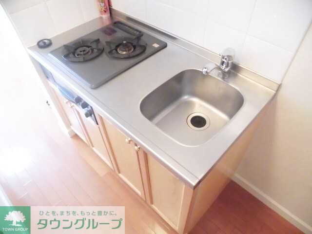 東急大井町線 尾山台駅 徒歩13分 3階建 築19年のキッチン写真
