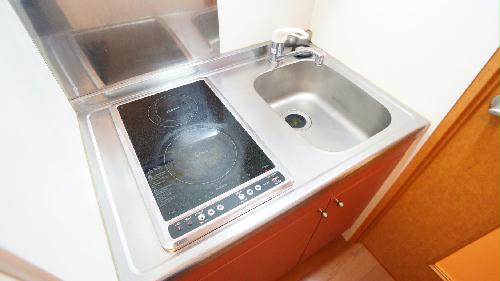 キッチン　安心安全の電気コンロ　2口
