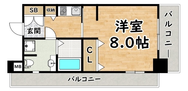CASSIA塚本の間取り写真
