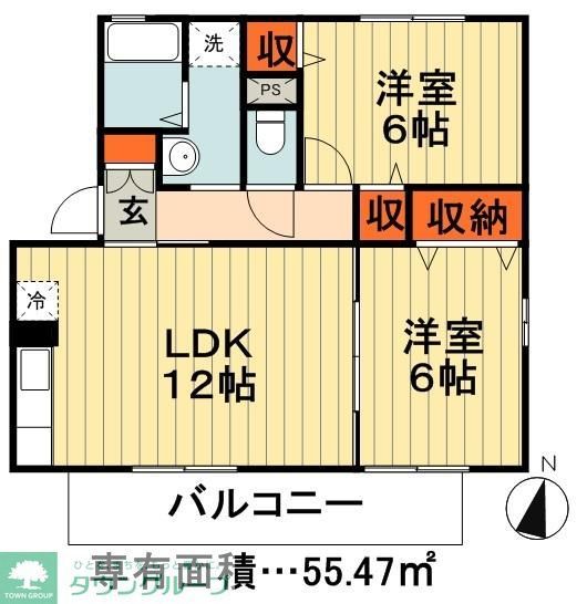 ファミールの間取り写真