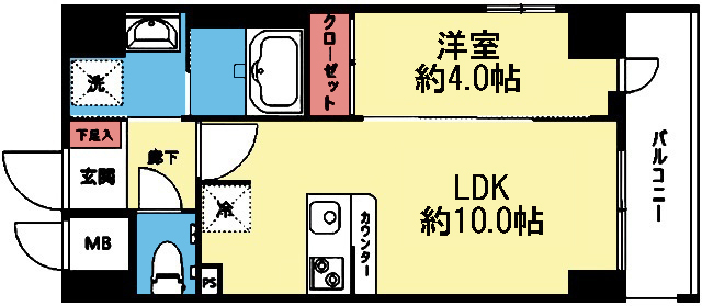 Yokohama Shigyo B.L.Dの間取り写真