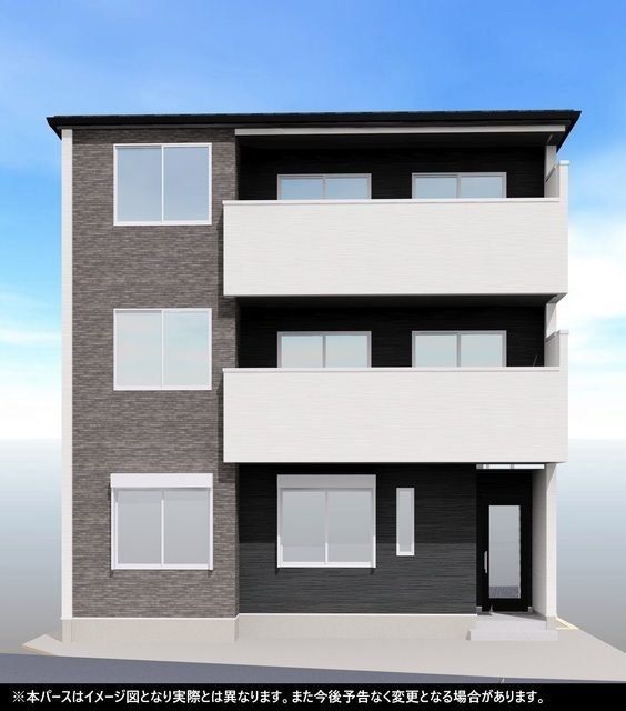 建物外観　完成パース
