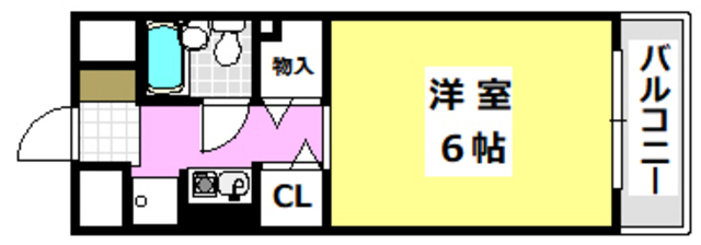 フリックコート東急の間取り写真