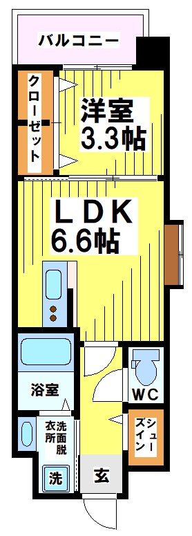 地下鉄箱崎線 呉服町駅 徒歩3分 10階建 築14年の間取り写真