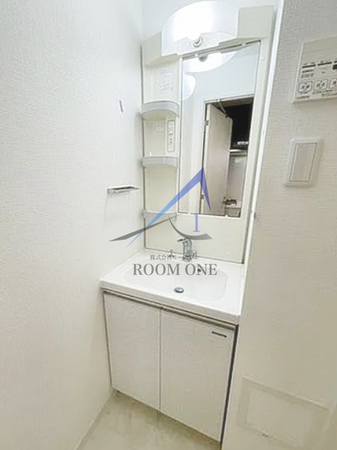 洗面設備　洗面台です。