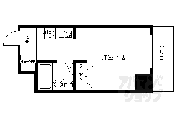 Gloire烏丸五条の間取り写真