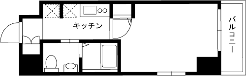 スカイコート神田第2の間取り写真