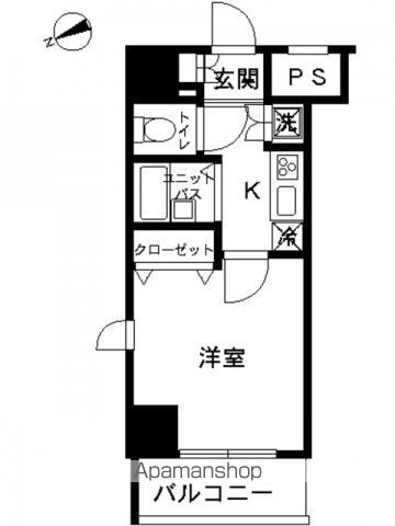 ＪＲ山手線 五反田駅 徒歩11分 14階建 築21年の間取り写真