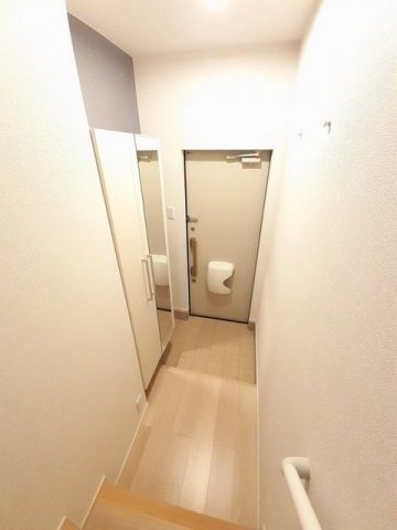 玄関　明るい玄関です