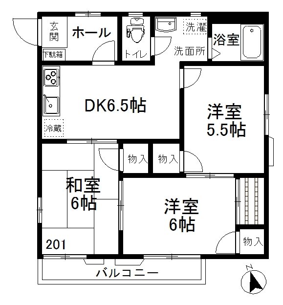 WEST WINGの間取り写真